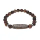 Браслет с 9-глазой бусиной Дзи и нат.камнем Тигровый глаз BSDS8-23-19