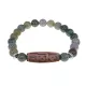 Браслет с 9-глазой бусиной Дзи и нат.камнем Яшма BSDS8-29-25