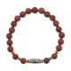 Браслет с 9-глазой бусиной Дзи, нат.камень Корич. авантюрин 8мм BSH-11-01