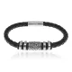 Кожаный браслет Трикветр, 21см BS869