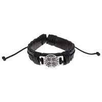 Кожаный браслет, 1,5 см BS872