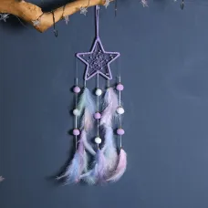 Подвеска Ловец снов Звезда, цвет сиреневый LS038-03