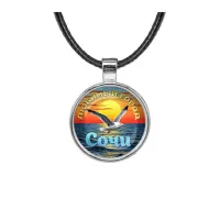 Кулон, цвет серебро, со шнурком, Любимый город C0101027