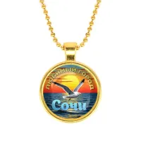 Кулон, цвет золото, с цепочкой, Любимый город C0101032