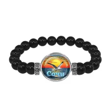 Браслет из черного агата, Любимый город C0101056