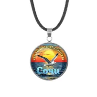 Кулон, нержавеющая сталь, со шнурком, Любимый город C0101062