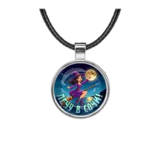 Кулон, цвет серебро, со шнурком, Лечу в Сочи C0102027