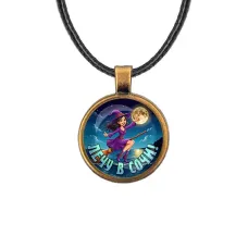 Кулон, цвет бронза, со шнурком, Лечу в Сочи C0102029