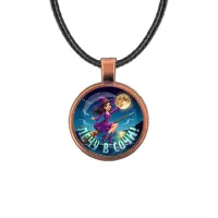 Кулон, цвет медь, со шнурком, Лечу в Сочи C0102031