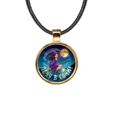 Кулон, цвет золото, со шнурком, Лечу в Сочи C0102033