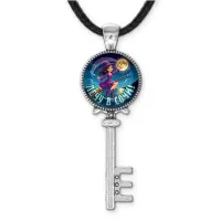 Кулон ключ, цвет серебро, со шнурком, Лечу в Сочи C0102043