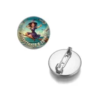 Круглый значок, цвет серебро, Встретимся в Сочи C0103023