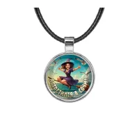 Кулон, цвет серебро, со шнурком, Встретимся в Сочи C0103027