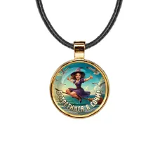 Кулон, цвет золото, со шнурком, Встретимся в Сочи C0103033