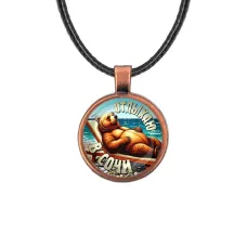 Кулон, цвет медь, со шнурком, Отдыхаю в Сочи C0104031