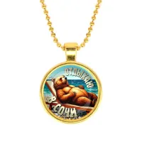 Кулон, цвет золото, с цепочкой, Отдыхаю в Сочи C0104032