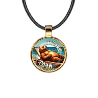 Кулон, цвет золото, со шнурком, Отдыхаю в Сочи C0104033