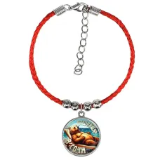 Браслет из красного шнура, Отдыхаю в Сочи C0104047