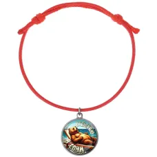 Браслет из красного шнура, Отдыхаю в Сочи C0104052