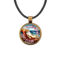 Кулон, цвет бронза, со шнурком, Кайфую в Сочи C0105029