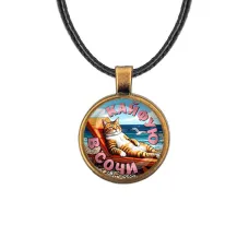 Кулон, цвет бронза, со шнурком, Кайфую в Сочи C0105029