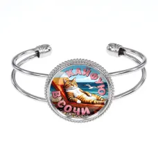 Браслет металлический, цвет серебро, Кайфую в Сочи C0105034