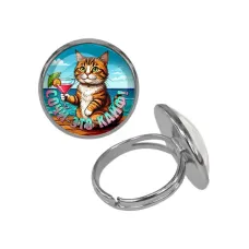 Кольцо металлическое, цвет серебро, Сочи - это кайф C0106015