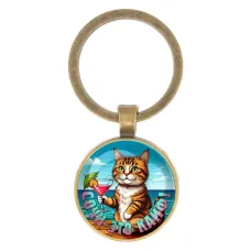 Круглый брелок, цвет бронза, Сочи - это кайф C0106017