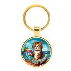 Круглый брелок, цвет золото, Сочи - это кайф C0106019
