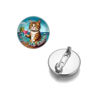 Круглый значок, цвет серебро, Сочи - это кайф C0106023