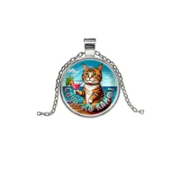 Кулон, цвет серебро, с цепочкой, Сочи - это кайф C0106026