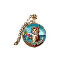 Кулон, цвет бронза, с цепочкой, Сочи - это кайф C0106028