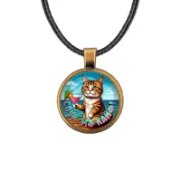 Кулон, цвет бронза, со шнурком, Сочи - это кайф C0106029