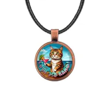 Кулон, цвет медь, со шнурком, Сочи - это кайф C0106031