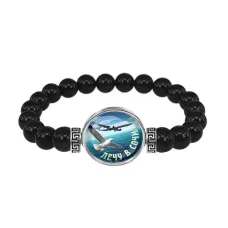 Браслет из черного агата, Лечу в Сочи C0107056