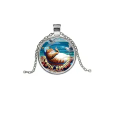 Кулон, цвет серебро, с цепочкой, В Сочи хорошо C0108026