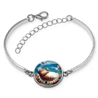 Браслет металлический, цвет серебро, В Сочи хорошо C0108046