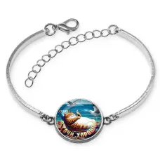 Браслет металлический, цвет серебро, В Сочи хорошо C0108046