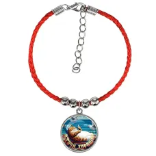 Браслет из красного шнура, В Сочи хорошо C0108047