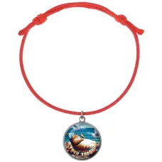 Браслет из красного шнура, В Сочи хорошо C0108052