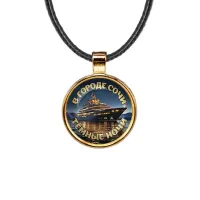 Кулон, цвет золото, со шнурком, В городе Сочи C0109033