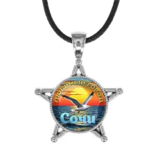 Звезда-кулон, металл, Любимый город C0101064