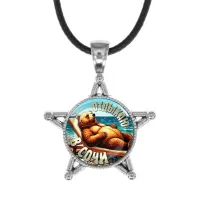 Звезда-кулон, металл, Отдыхаю в Сочи C0104064