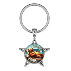 Звезда-брелок, металл, Отдыхаю в Сочи C0104065