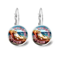 Серьги металлические, Кайфую в Сочи C0105038