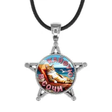 Звезда-кулон, металл, Кайфую в Сочи C0105064