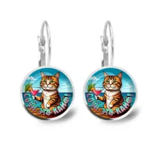 Серьги металлические, Сочи - это кайф C0106038