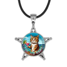 Звезда-кулон, металл, Сочи - это кайф C0106064