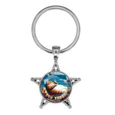 Звезда-брелок, металл, В Сочи хорошо C0108065