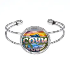 Браслет металлический, цвет серебро, Рай на Земле C0112034